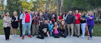 PHSC staff and faculty in a large group photo