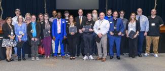 PHSC staff and faculty in a large group photo